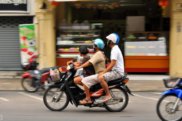 getting around phuket - scooter